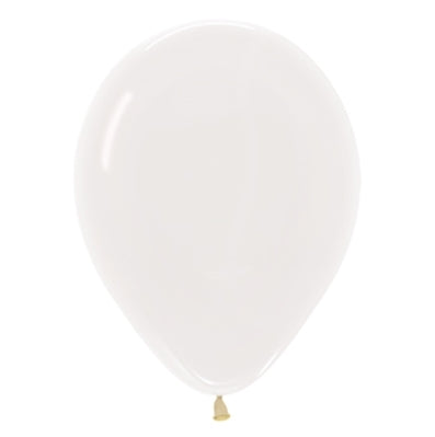 Sempertex 30cm Crystal Clear Latex Balloons 390, 100PK Pack of 100