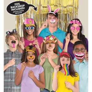 Social Media Deluxe Photo Props & Scene Setter Backdrop Pack of 21