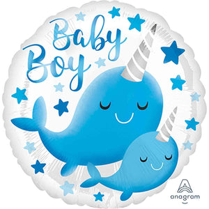 45cm Standard HX Narwhal Baby Boy S40