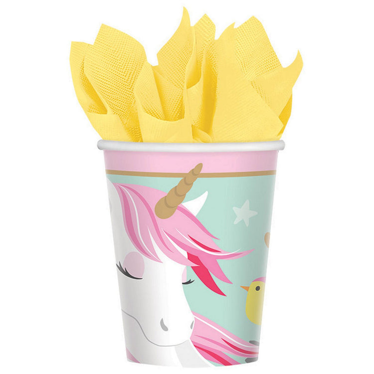 Magical Unicorn 266ml Cups Pack of 8