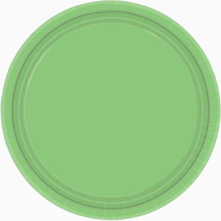 Paper Plates 26cm Round 20CT - Kiwi Pack of 20