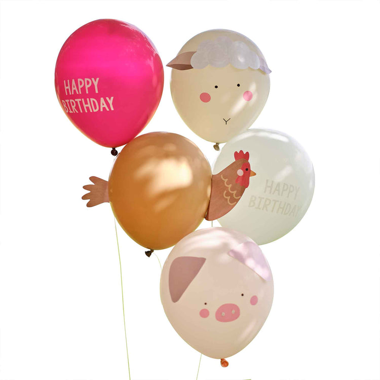 Farm Friends Birthday Balloon Party Bundle