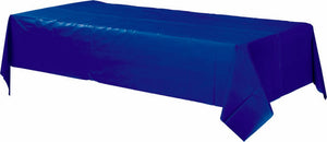 Royal Blue Plastic Tablecover