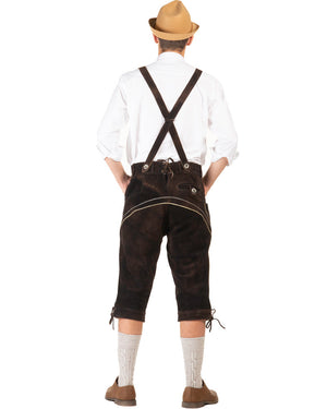Karl Authentic Leather Lederhosen Plus Size Mens Costume