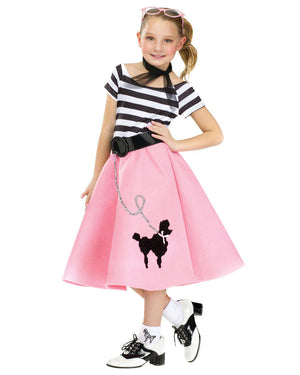 50s Soda Shop Sweetie Girls Costume