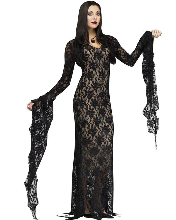 Lace Morticia Womens Costume