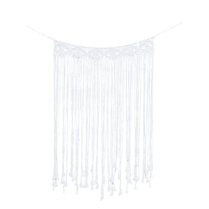 A Touch of Pampas Cream Macrame Wall Hanging Backdrop