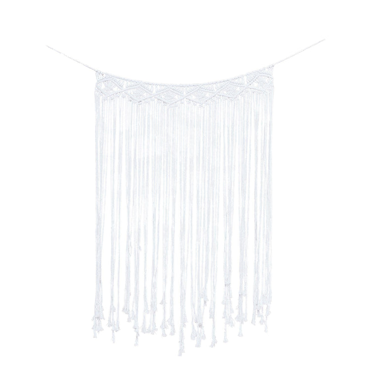 A Touch of Pampas Cream Macrame Wall Hanging Backdrop