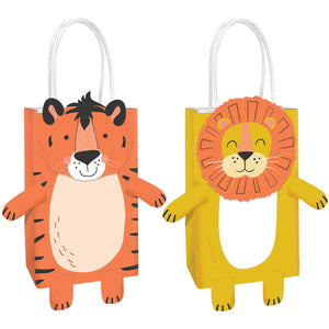 Get Wild Jungle Create Your Own Paper Kraft Bags Pack of 8