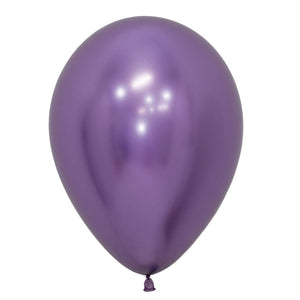 Sempertex 12cm Metallic Reflex Violet Latex Balloons 951 Pack of 50