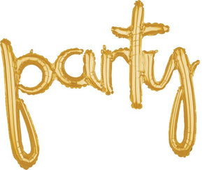 CI: Script Phrase party Gold G40