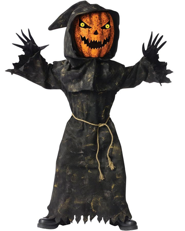 Bobble Head Pumpkin Boys Costume