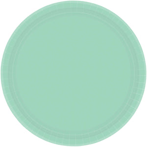 Paper Plates 26cm Round 20CT - Cool Mint Pack of 20