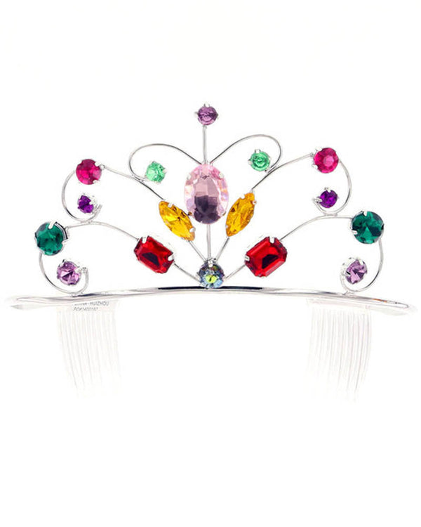 Silver Rainbow Tiara