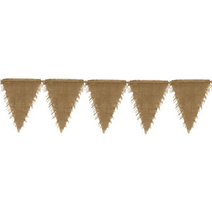 Kraft Burlap Flag Bunting 3.2m