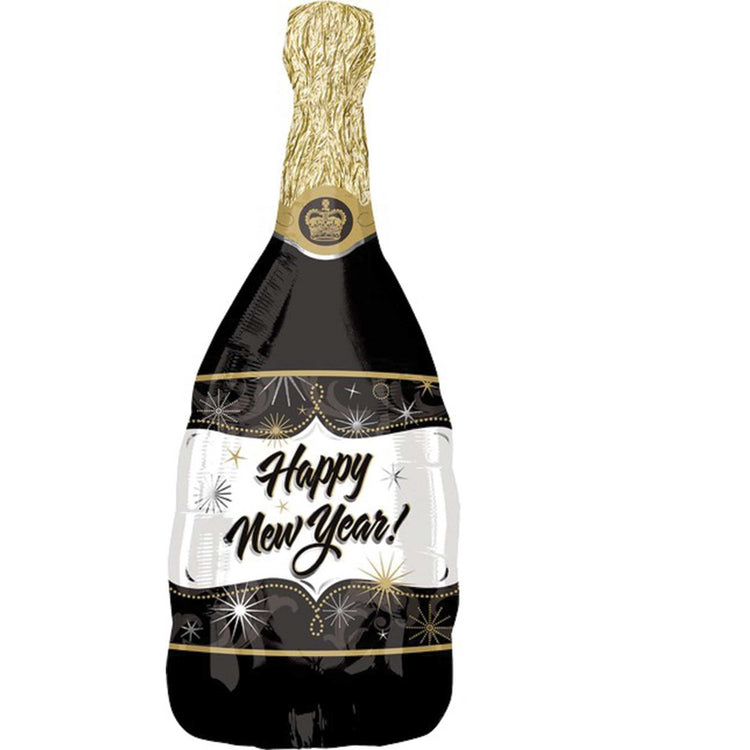 SuperShape Champagne Bottle Happy New Year P30