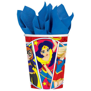 DC Super Hero Girls 266ml Party Cups Pack of 8