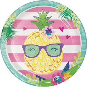 Pineapple N Friends Dinner Plates Paper 22cm Pack of 8