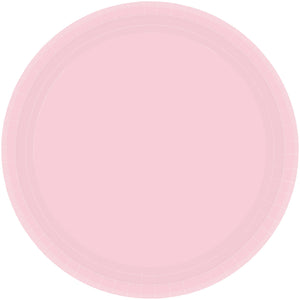 Paper Plates 23cm Round 20CT Blush Pink Pack of 20