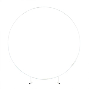 Botanical Wedding Moongate Hoop White