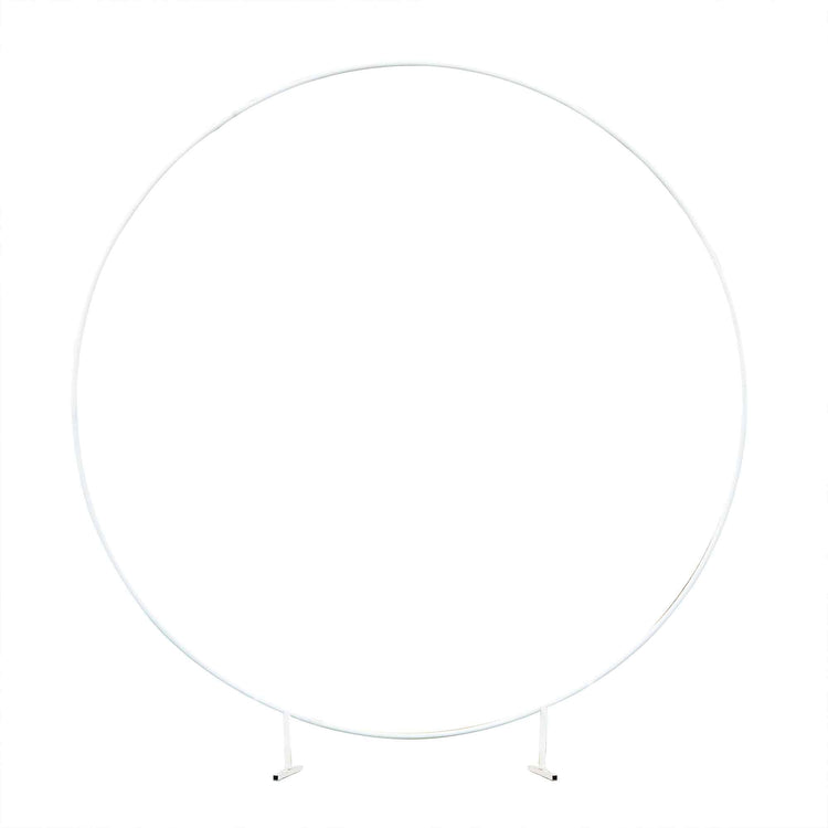 Botanical Wedding Moongate Hoop White