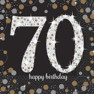 Sparkling Celebration 70 Lunch Napkins Pack of 16