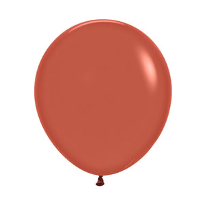 Sempertex 45cm Fashion Terracotta Latex Balloons 072, 6PK Pack of 6