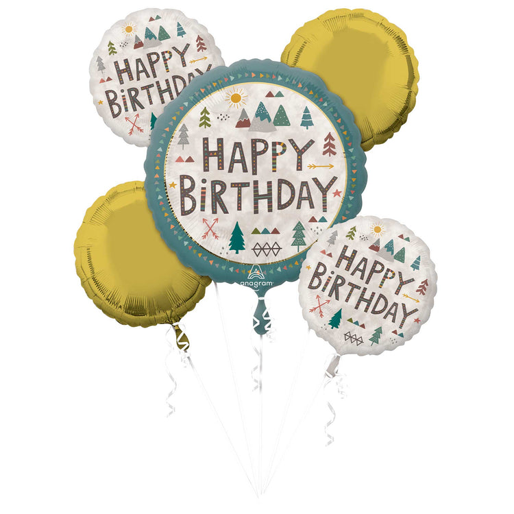 Bouquet Wilderness Happy Birthday P75 Pack of 5