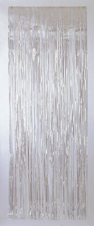 Iridescent Metallic Foil Door Curtain