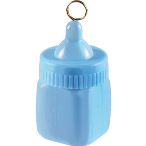 Baby Bottle Blue Balloon Weight