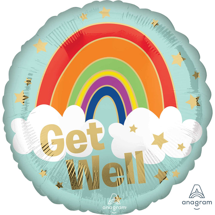 45cm Standard HX Get Well Golden Rainbow S40