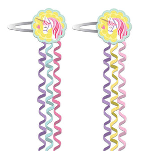Magical Unicorn Hair Clips Pack of 4