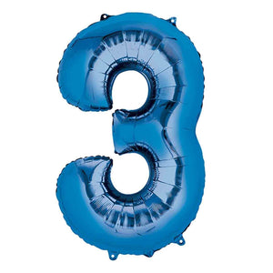 SuperShape Blue Numeral 3.  L34