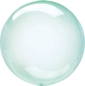 Crystal Clearz Petite Green Round Balloon S15