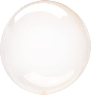 Crystal Clearz Petite Orange Round Balloon S15