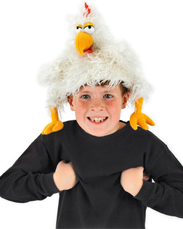 The Clucker Adult and Child Puppet Hat