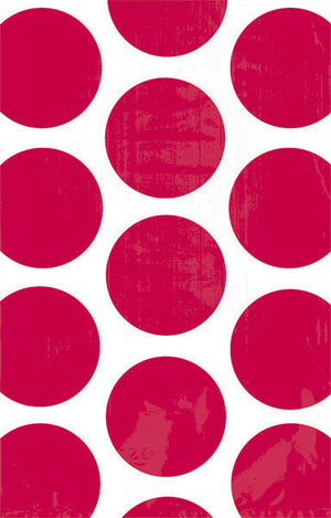 Paper Bag Polka Dot Apple Red Pack of 10