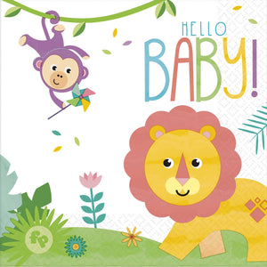 Fisher Price Hello Baby Lunch Napkins Pack of 16