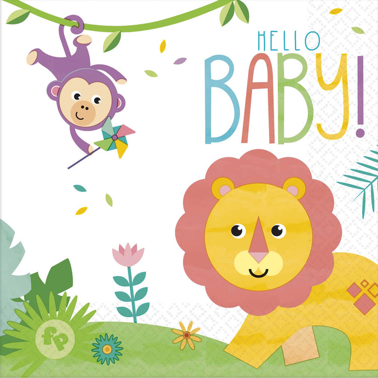 Fisher Price Hello Baby Lunch Napkins Pack of 16