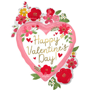 SuperShape XL Happy Valentines Day Floral P35