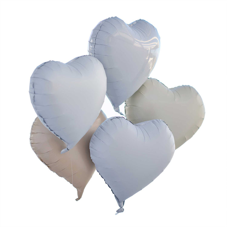 Engagement Heart Shaped Balloon Bundle