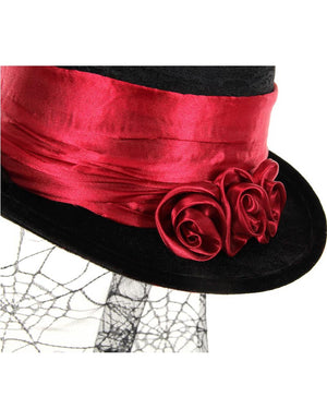 Gothic Rose Top Hat