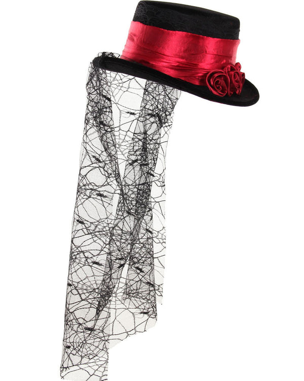 Gothic Rose Top Hat
