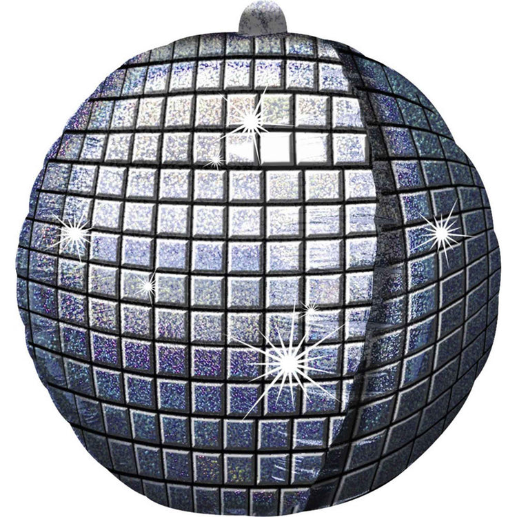 Disco Ball Holographic Ultrashape Foil Balloon 38cm