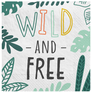 Get Wild Jungle Beverage Napkins Pack of 16