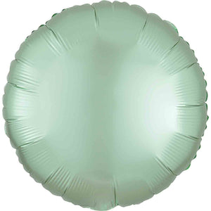 45cm Standard HX Satin Luxe Mint Green Circle S18