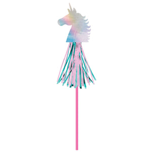 Enchanted Unicorn Foil Wands Pack of 6