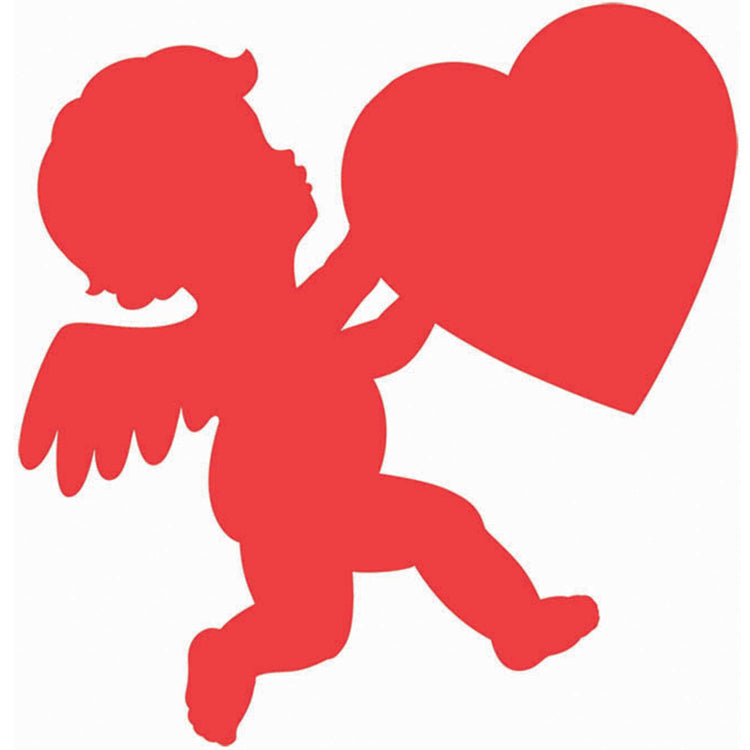 Valentines Day Cupid Cutout