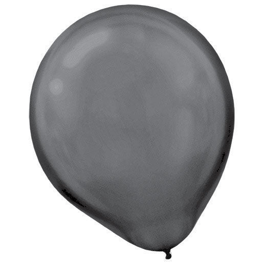 Black Pearl 30cm Latex Balloon Pack of 15