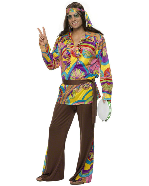 60s Psychedelic Hippie Mens Costume